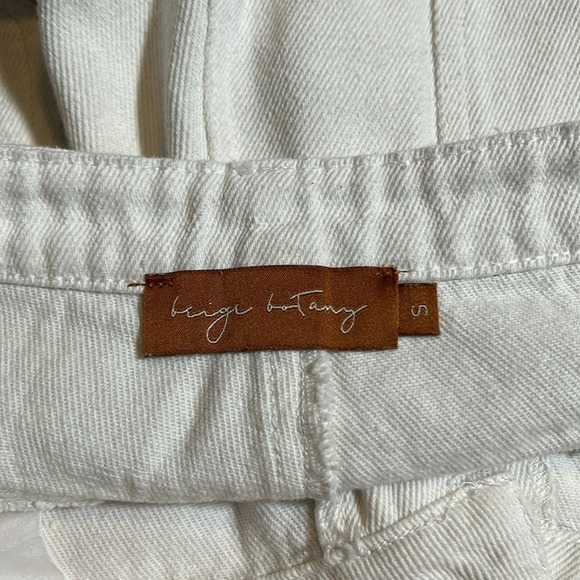 Beige Botany White High Waisted Straight Leg Jeans Sz S C10 - Picture 3 of 3